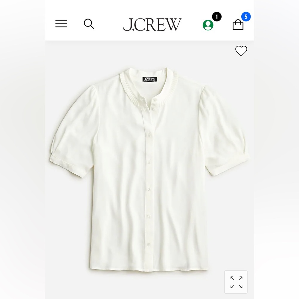 Jcrew drapey top-XS